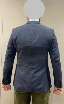 Pal Zileri Chequered Navy Jacket (50/M)