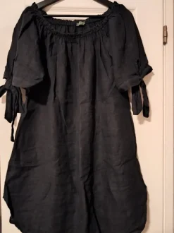 Peura moda tummansininen pellavatunika