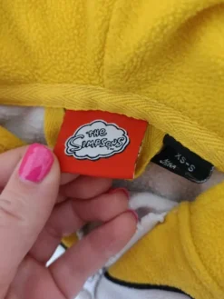 Piżama przebranie kostium The Simpson XS-S to rozmiar z metki ale pasuje nawet na rozmiar XL