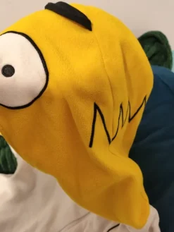 Piżama przebranie kostium The Simpson XS-S to rozmiar z metki ale pasuje nawet na rozmiar XL