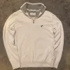 Pier One White Knit Quater Zip 1/4 Size S