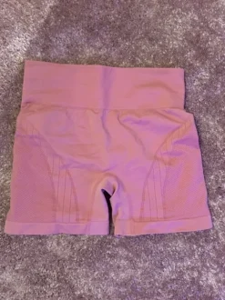 Pink gym shorts