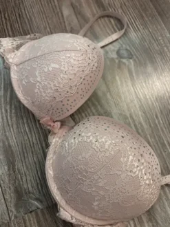 Pinkit timantti pitsi rintaliivit 85B