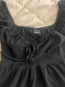 puff sleeve doll style dress