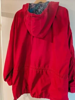 Punainen Vintage anorakki