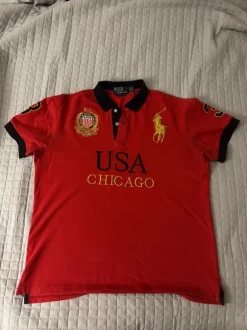 Red Chicago Ralph Lauren shirt