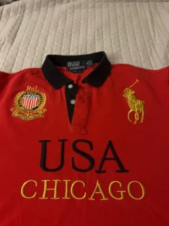 Red Chicago Ralph Lauren shirt