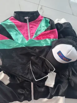 Retro dres xl zestaw czapka okulary in post