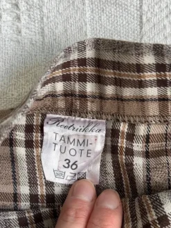 Ruudullinen maxi hame