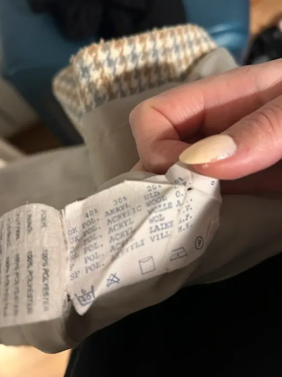 Ruudullinen vintage bleiseri