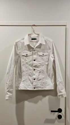 SAND valkoinen farkkutakki M