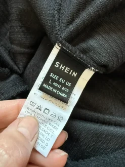 Shein velvetines kelnes su petnesom