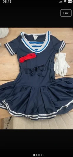 Sømands kvinde kostume