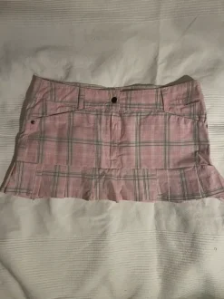 Thrift flip y2k plaid miniskirt
