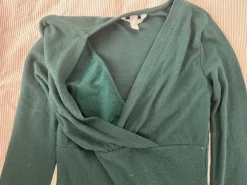 Tummanvihreä imetysmekko 36