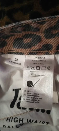 Tyttöjen Leopardi farkut