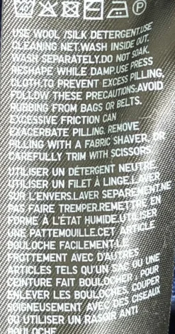 Uniqlo merinovillaneule – erittäin hieno merinovilla, laivastonsininen (S)