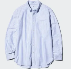 Uniqlo Regular Fit Oxford Shirt (Striped) XXL