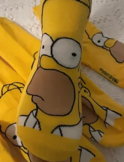 UUDET Kuvalliset sukat-Simpsonit 40-45- 3 paria