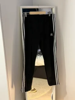 Velour Adidas track pants