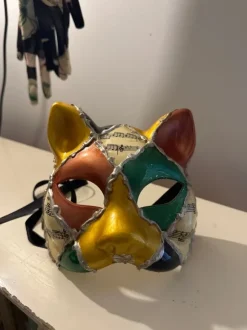 Venetian cat mask