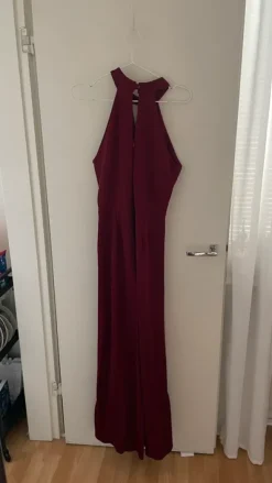 Viininpunainen haalari