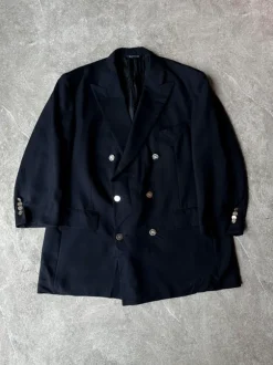 Vintage Double Breasted Wool Blazer Burberry’s