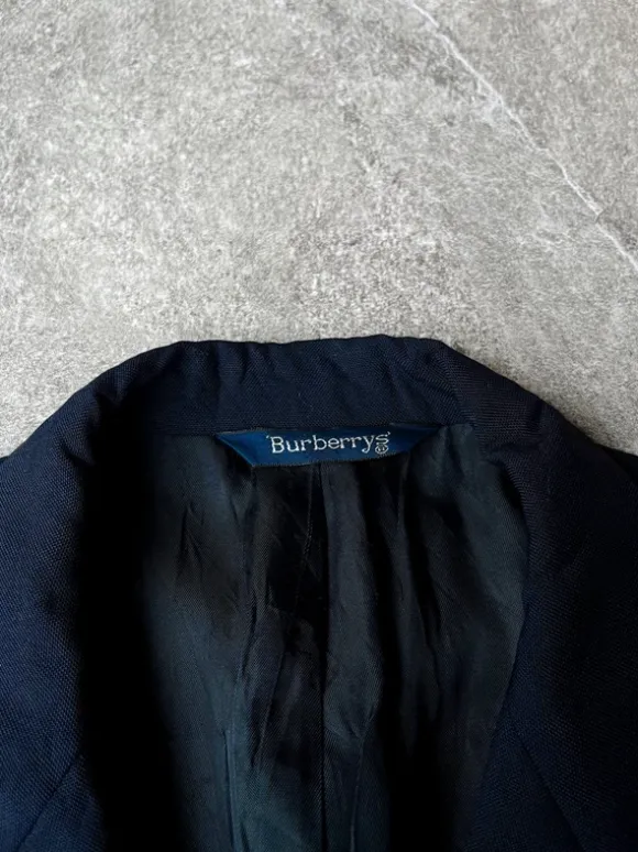 Vintage Double Breasted Wool Blazer Burberry’s