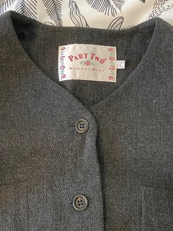 Vintage love-Waisted suit jacket