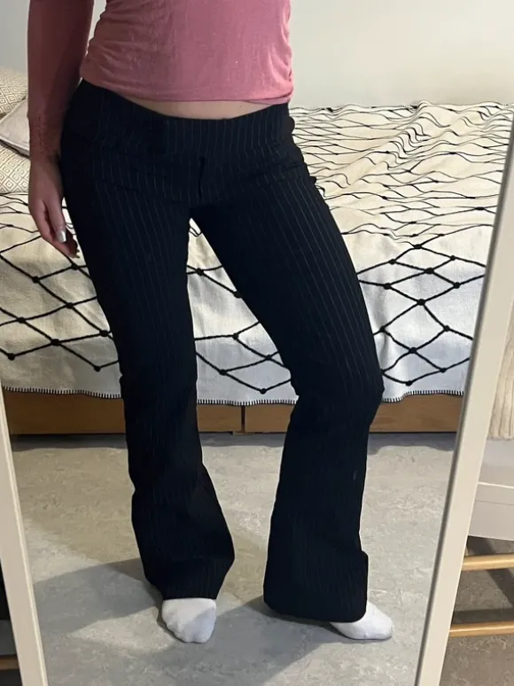 Vintage low waist bootcut dress pants