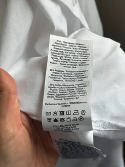 Vit oversized skjorta