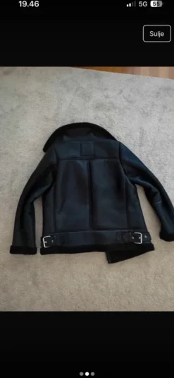 Vuorellinen nahkatakki