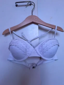 White Cubus bikini top