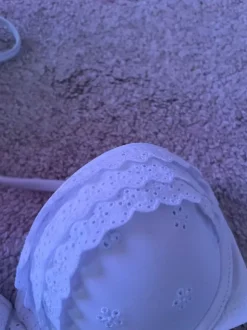 White Cubus bikini top