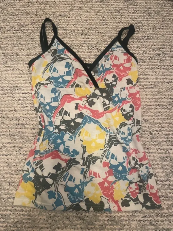 Y2k vintage skull top