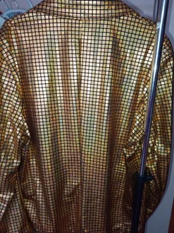 Złota marynarka karnawałowa